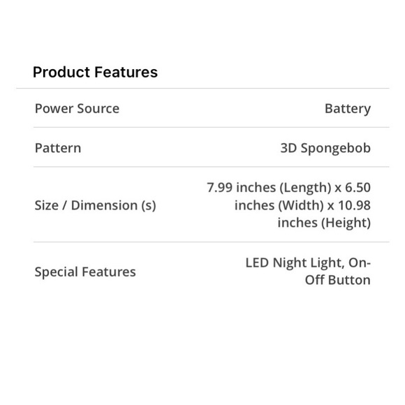 SpongeBob 3D LED Night Light Tank - Picture 12 of 12